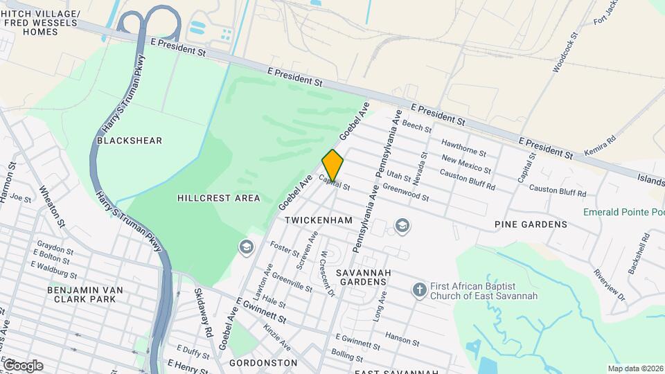 101 Forrest Ave Map and Location Details