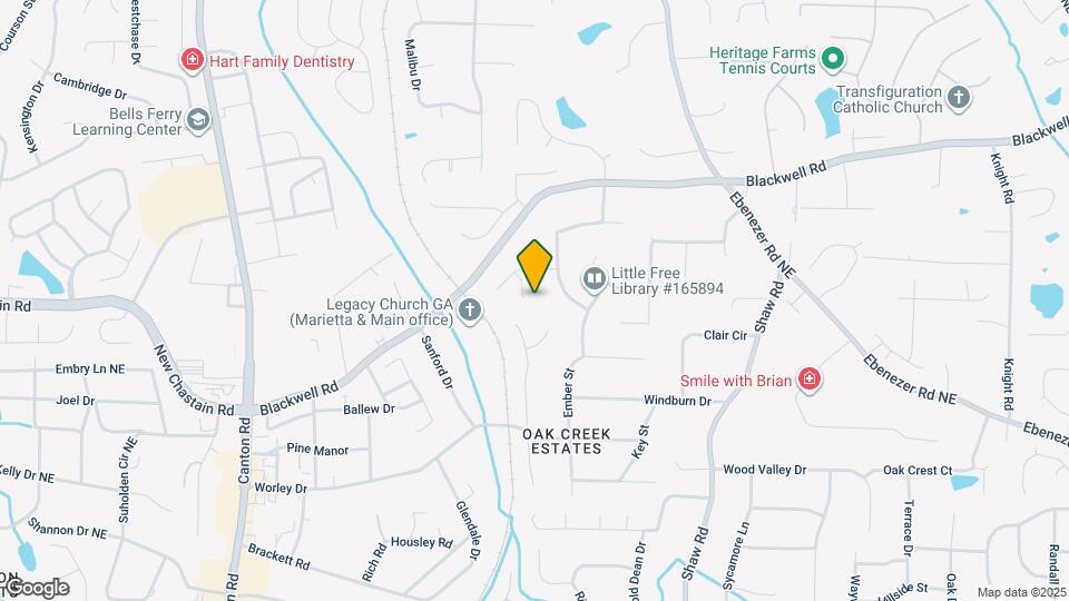 3450 Blackwell Way Map and Location Details