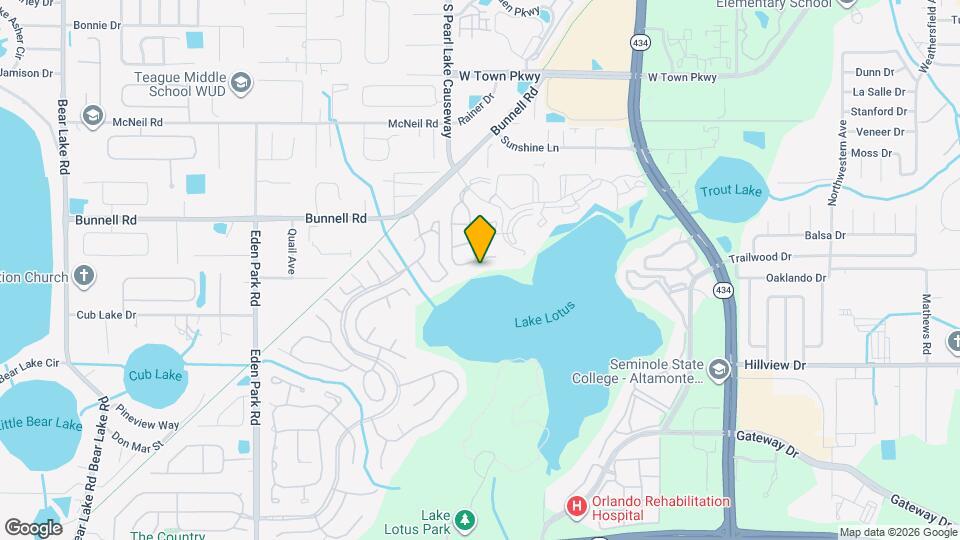 586 Brantley Terrace Way, Unit Brantley Terrace Unit 107 Mapa y Detalles de la Ubicación