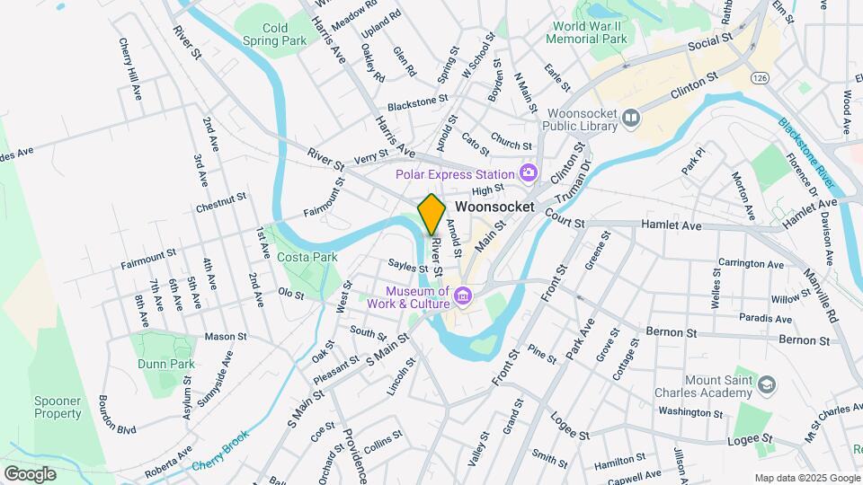 160 River St Map and Location Details