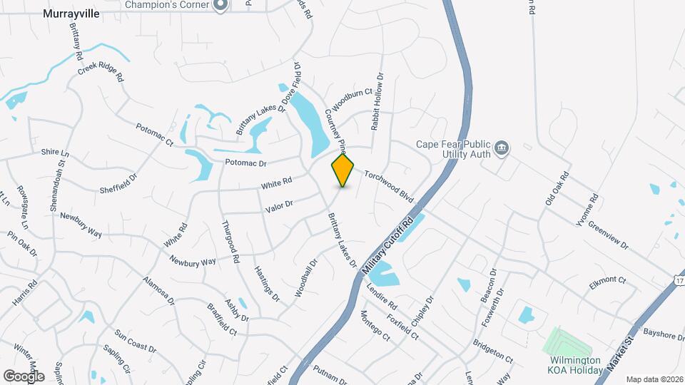 7437 Courtney Pines Rd Map and Location Details