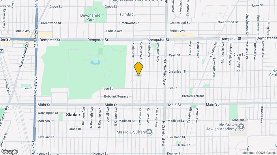 8536 Kedvale Ave Map and Location Details