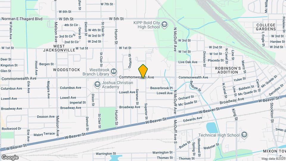 950 Superior St Map and Location Details