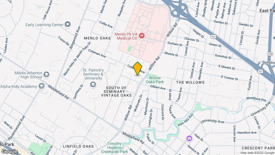 610 Gilbert Ave Mapa y Detalles de la Ubicación