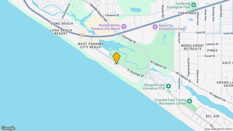 9621 Beach Blvd Mapa y Detalles de la Ubicación