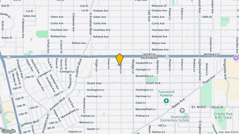 2021 Carnegie Ln Map and Location Details