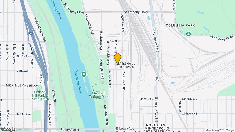 2909 Grand St NE, Unit 2 Map and Location Details