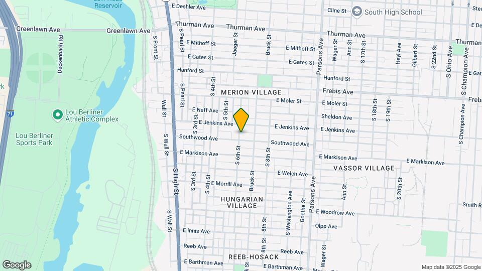 208 Southwood Ave Map and Location Details