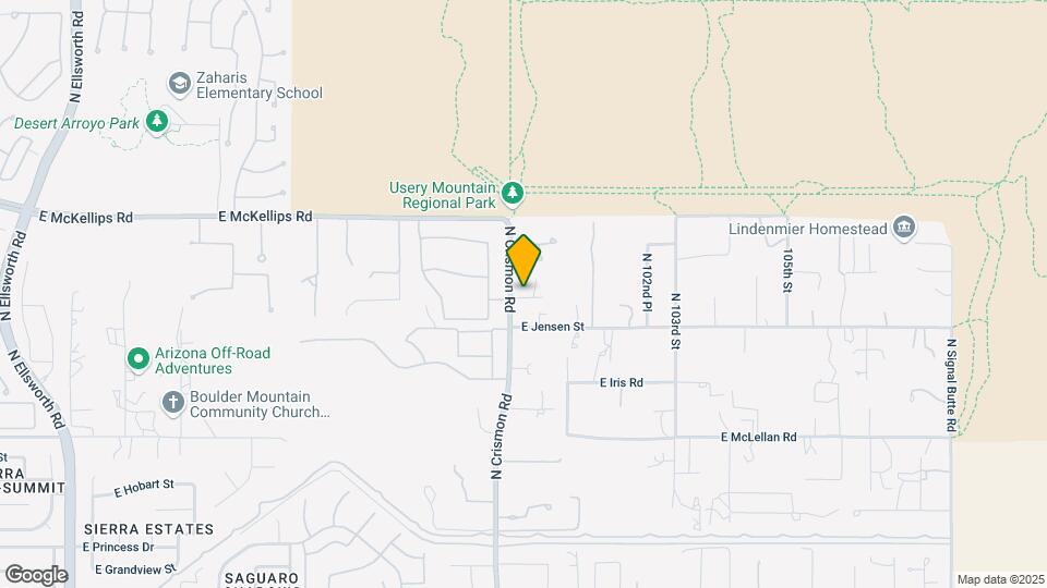 1845 S Crismon Rd Map and Location Details