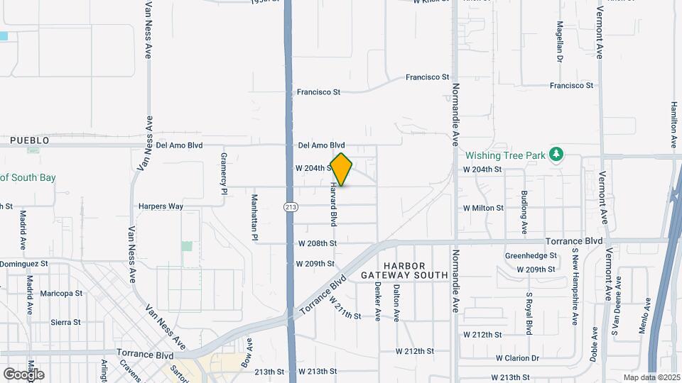 1564 W 205 St Map and Location Details