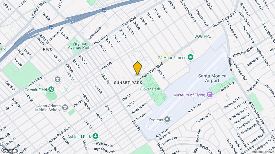 2513 Ocean Park Blvd Mapa y Detalles de la Ubicación