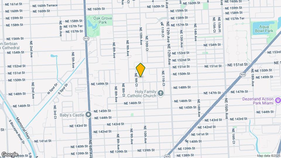 14920 NE 10th Ave Mapa y Detalles de la Ubicación
