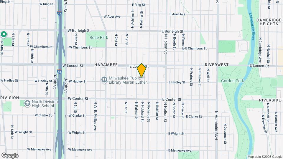 218 E Hadley St Map and Location Details