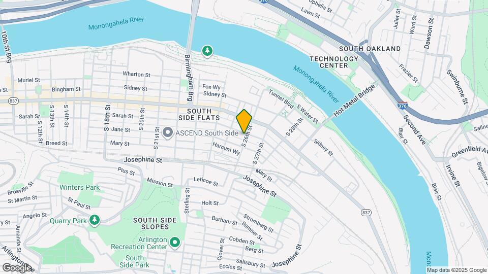 96 S 26th St Map and Location Details