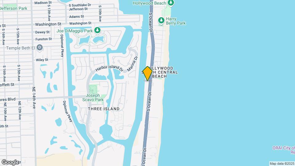 2501 S Ocean Dr, Unit PH33 Map and Location Details