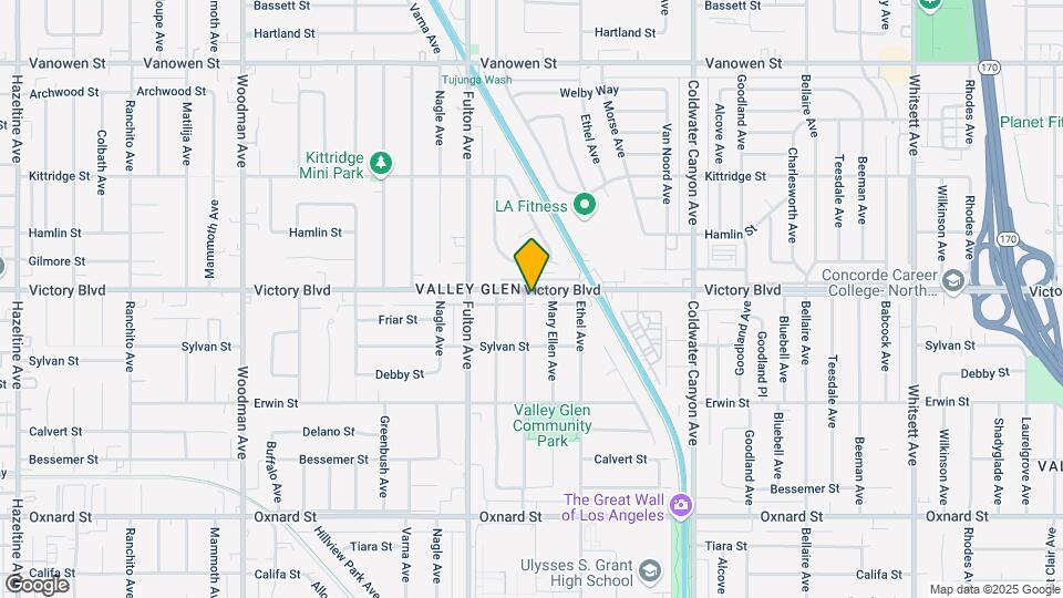 13160 Victory Blvd Map and Location Details