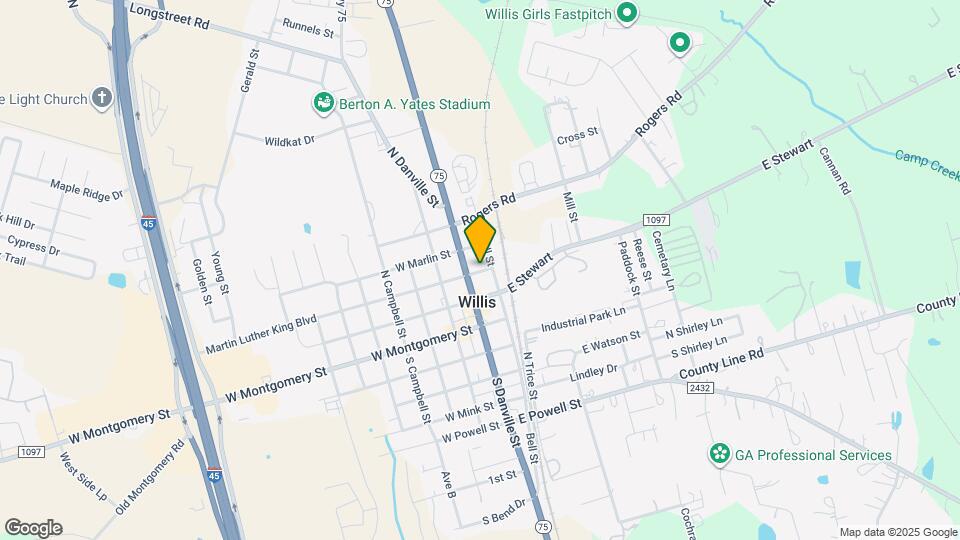 401 E Martin Luther King Blvd Map and Location Details