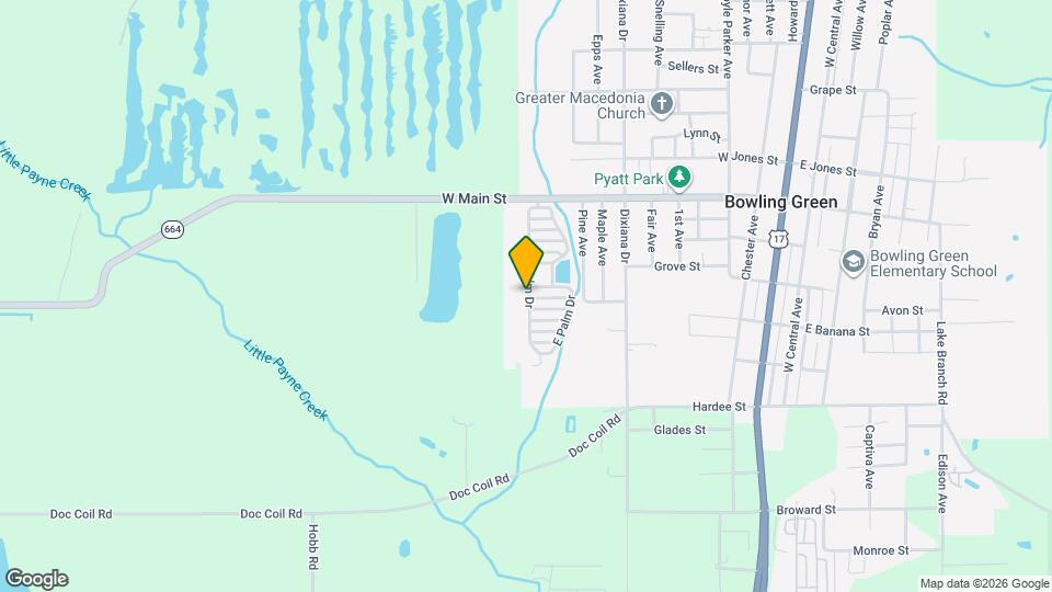 4637 W Palm Dr Mapa y Detalles de la Ubicación