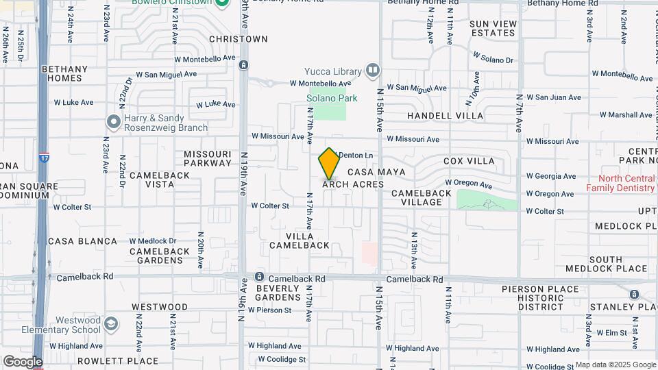 5236 N 16th Ln Mapa y Detalles de la Ubicación
