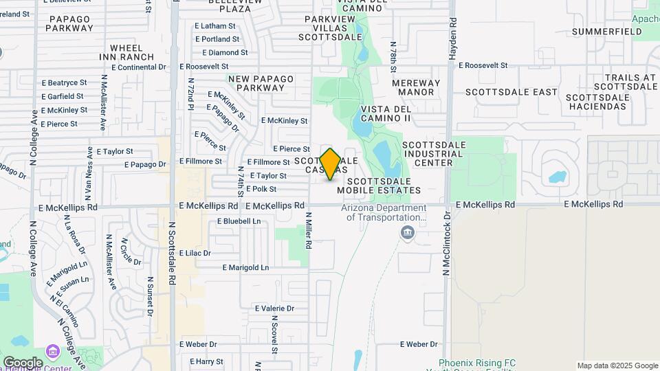 303 N Miller Rd Map and Location Details