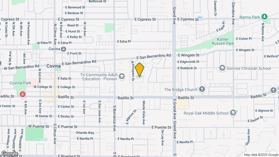 651 E Italia St Mapa y Detalles de la Ubicación