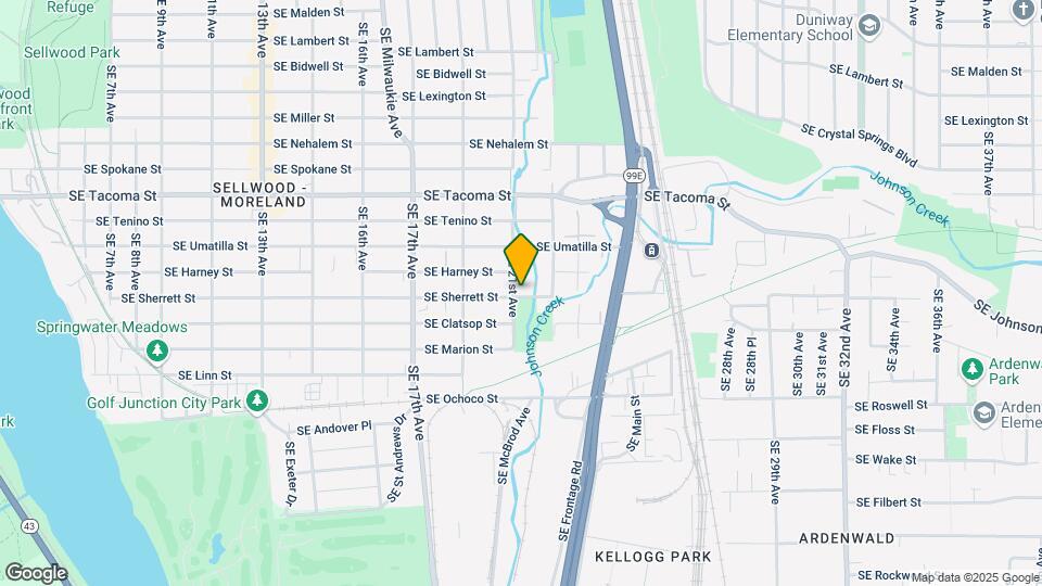 21SHR - 8438 SE 21st Map and Location Details