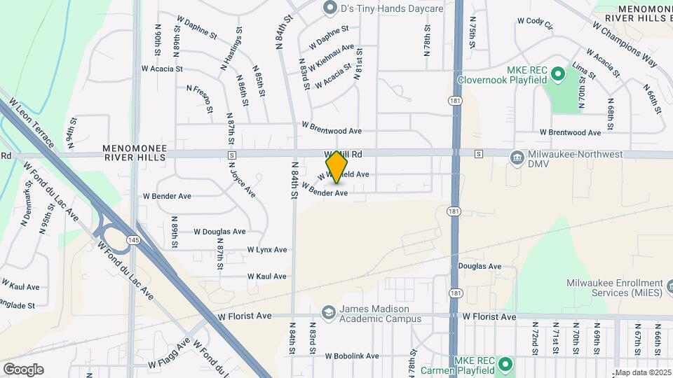 8140 W Bender Ave Mapa y Detalles de la Ubicación