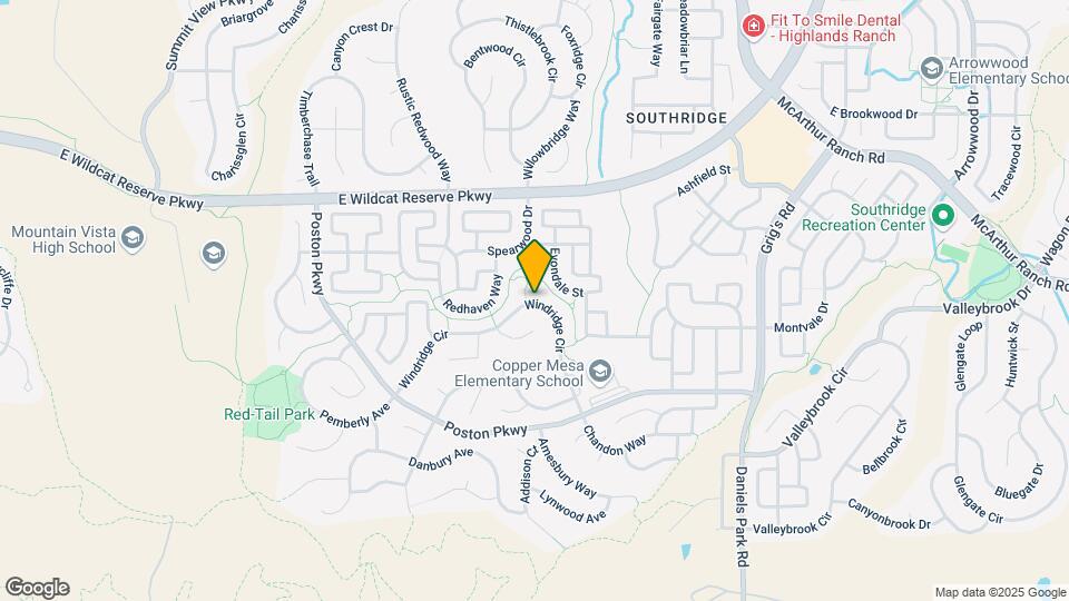 10740 Windridge Ct Map and Location Details