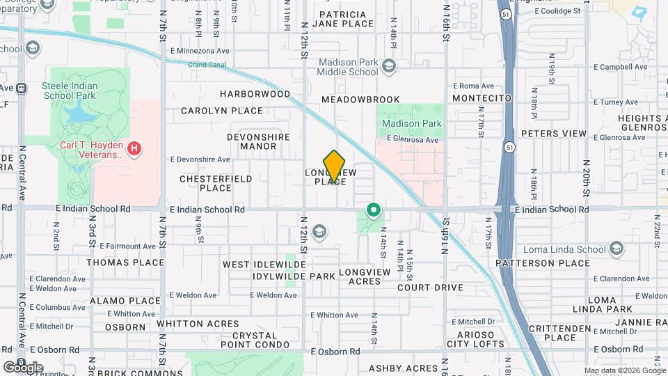 4130 N Longview Ave Map and Location Details