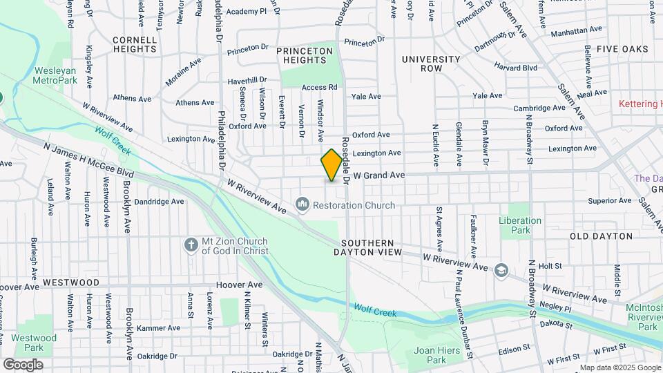 926 Windsor Ave Map and Location Details