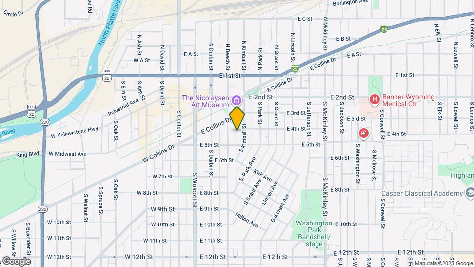 406 S Kimball St Map and Location Details
