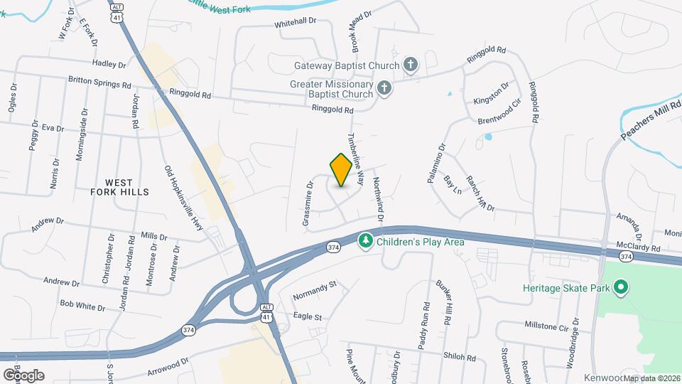 102 Eaglewood Ct Map and Location Details