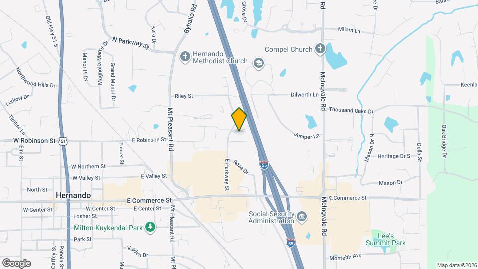 541 Shady Grove E Mapa y Detalles de la Ubicación