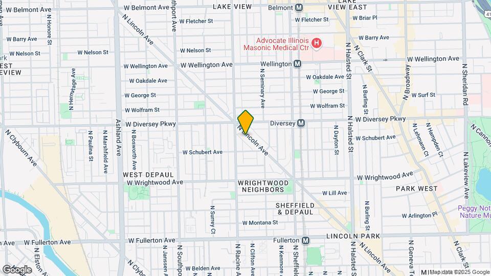 2748 N Lincoln Ave-Unit -2 Map and Location Details