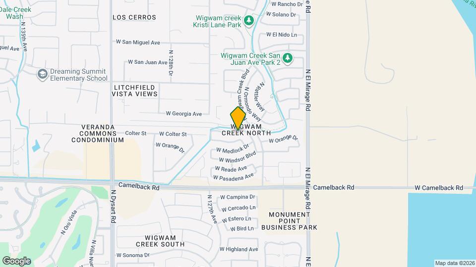 12529 W Colter St Mapa y Detalles de la Ubicación