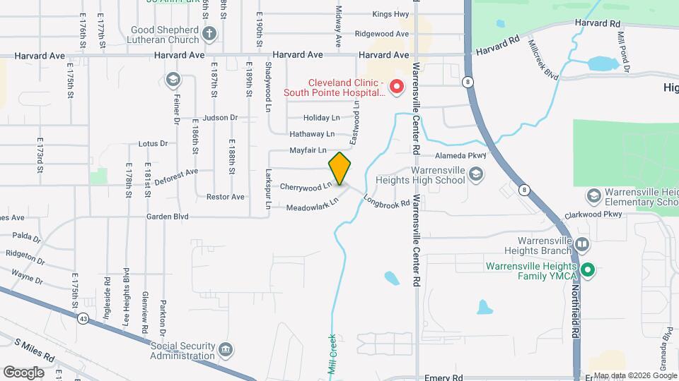 19707 Meadowlark Ln Map and Location Details