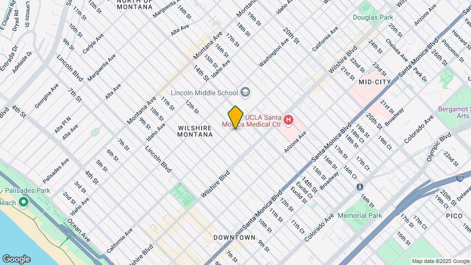 1102 Euclid St Map and Location Details