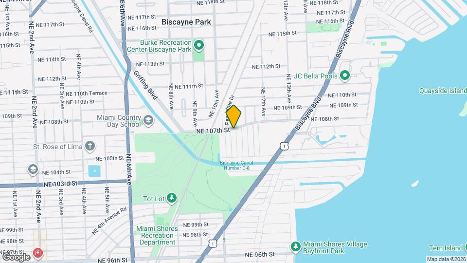 1030 NE 107th St Map and Location Details