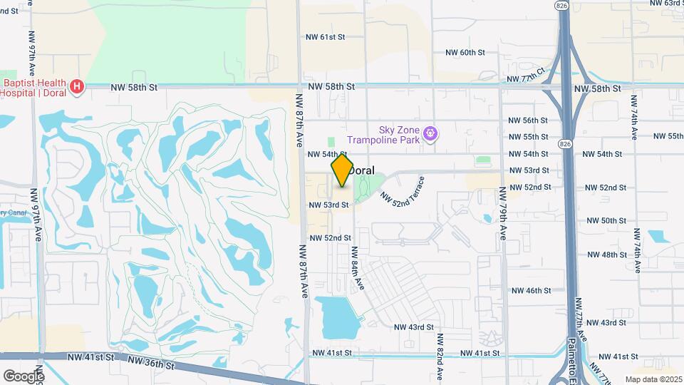 5325 NW 85th Ave Map and Location Details