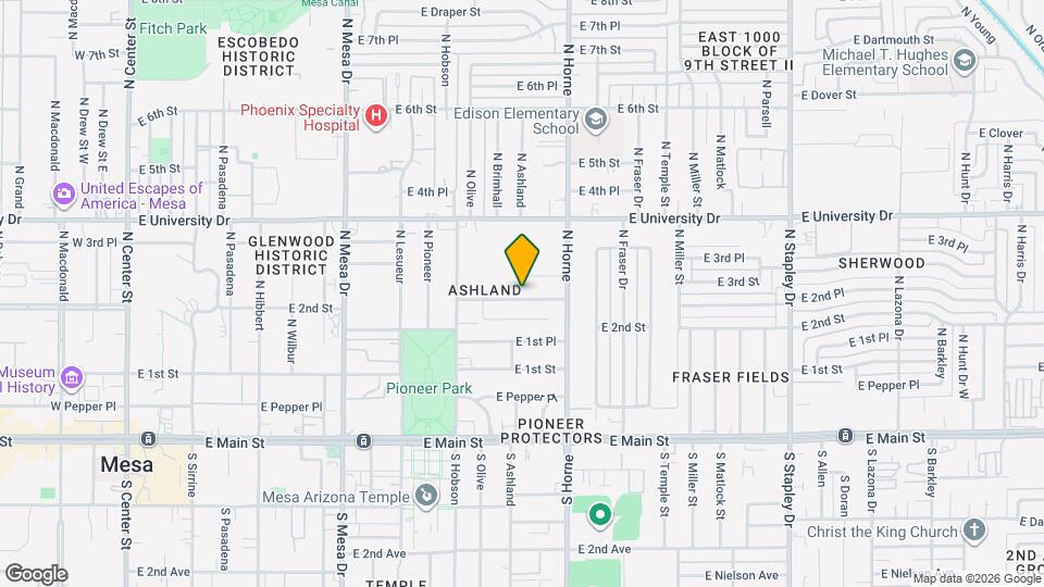 708 E 2nd St Mapa y Detalles de la Ubicación