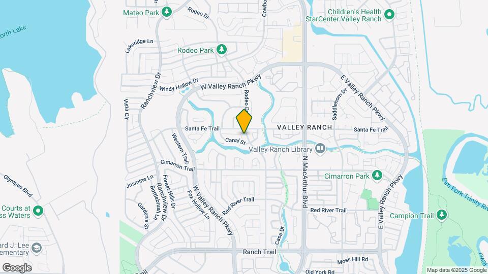 9521 Rodeo Dr Map and Location Details