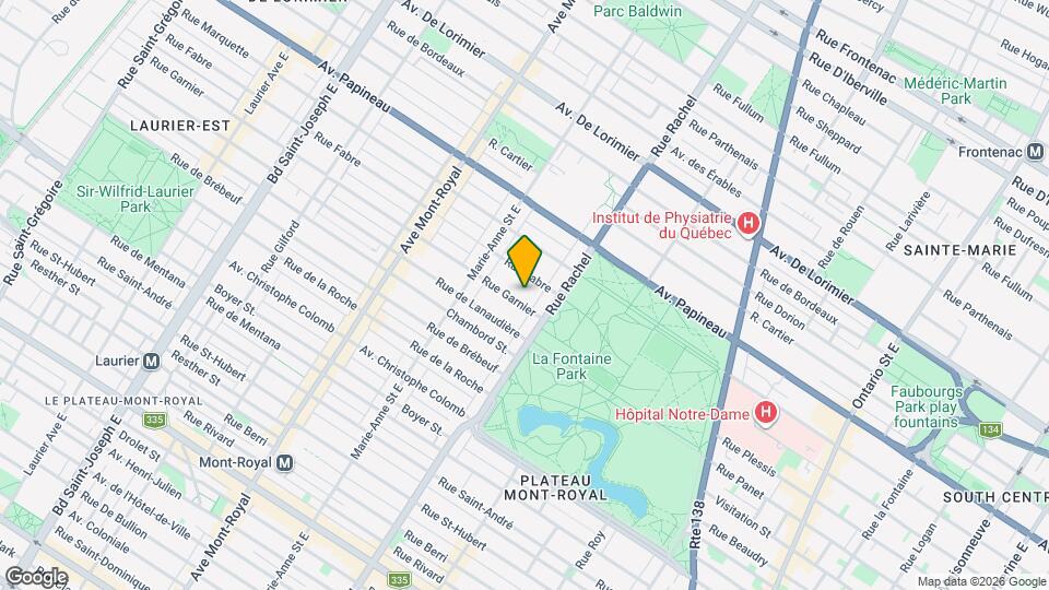 4243 Garnier Rue Map and Location Details