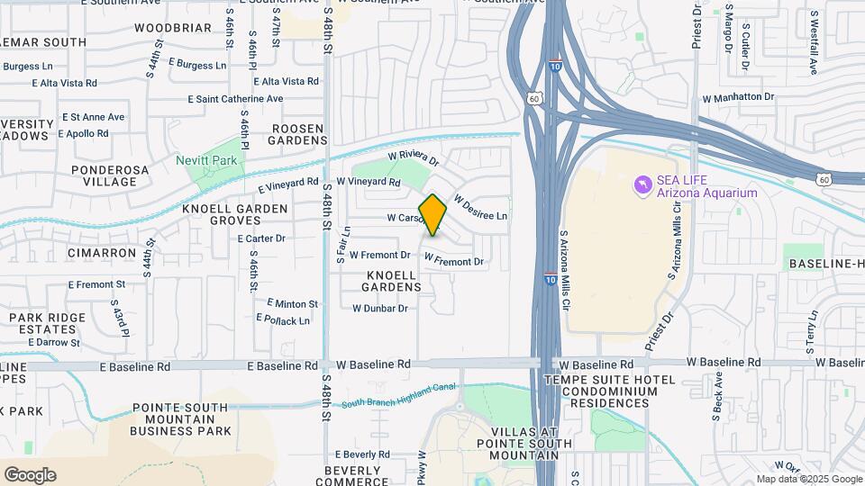 2331 W Carson Dr Map and Location Details