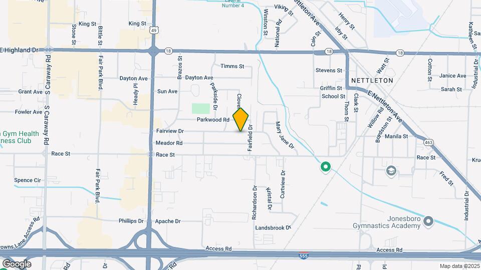 3401 Fairview Dr Map and Location Details