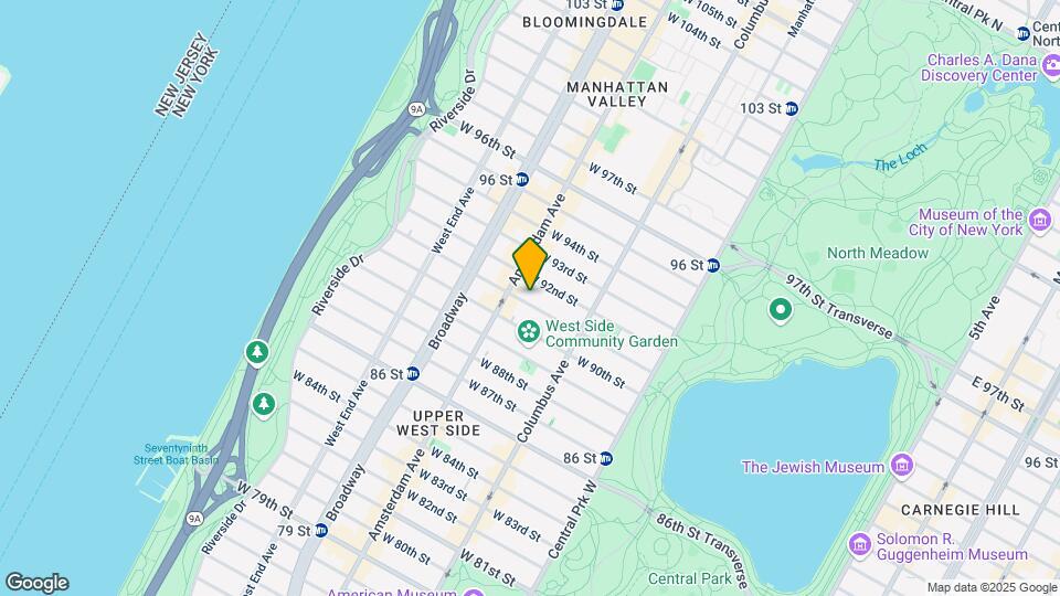 155 W 91st St Map and Location Details