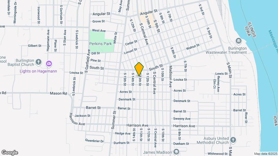 1301 S. 13th St. Mapa y Detalles de la Ubicación