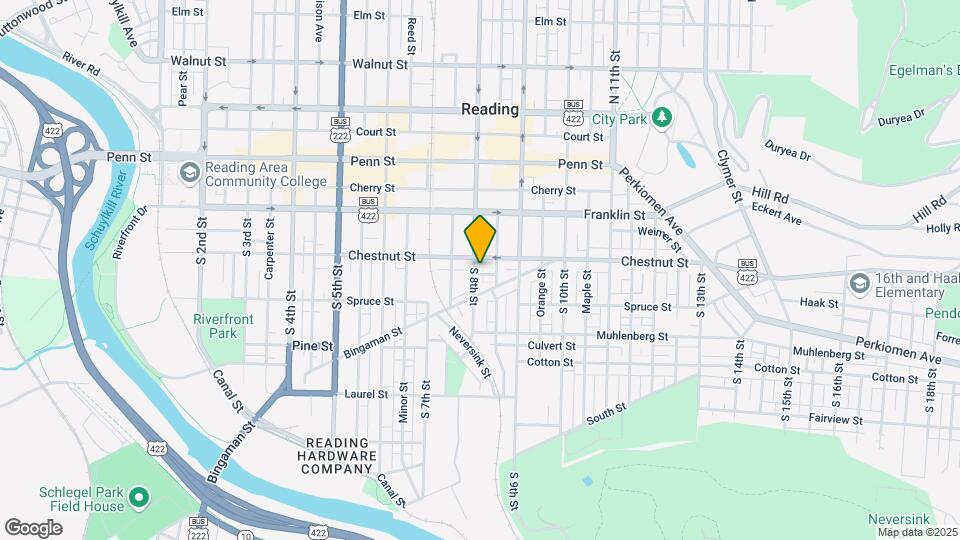 211 S 8th St Map and Location Details