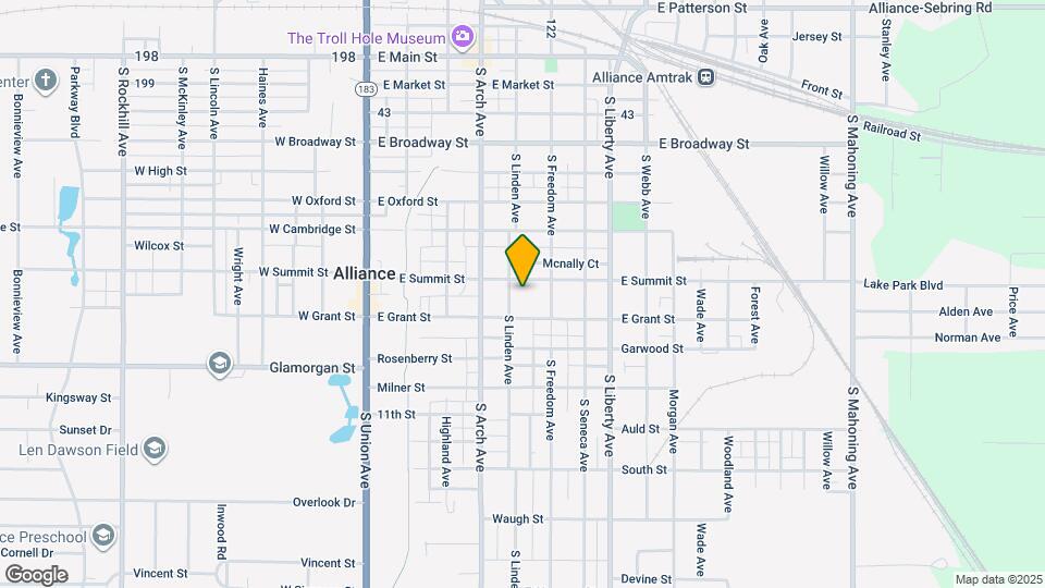 724 S Linden Ave Map and Location Details