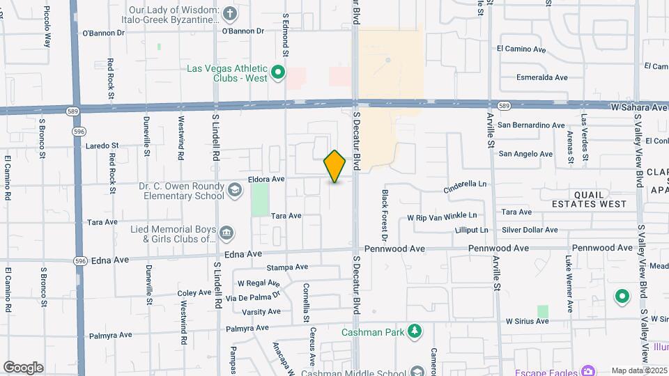 2732 Eldora Cir Map and Location Details