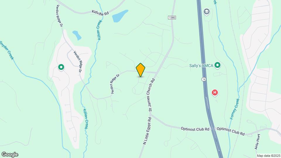 2031 Killian Creek Dr Map and Location Details